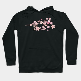 Pink Cherry Blossom Branch Hoodie